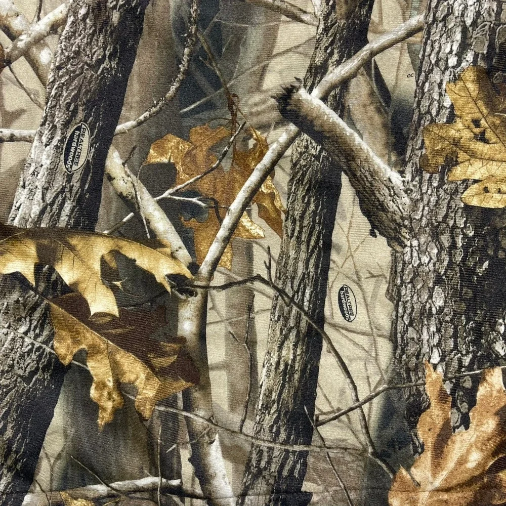 Stearns Bomber Jacket Mens Medium Camo Realtree Hardwoods DryWear Quilted